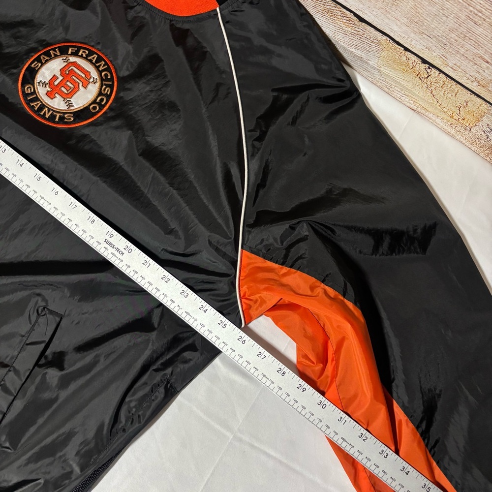 Vintage San Francisco Giants Windbreaker Jacket G-III‎ Sports Size L - Picture 8 of 9